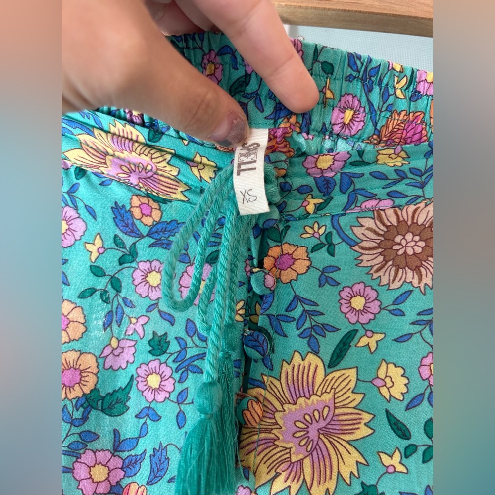 Spell Original folktown turquoise skirt - Picture 11 of 16